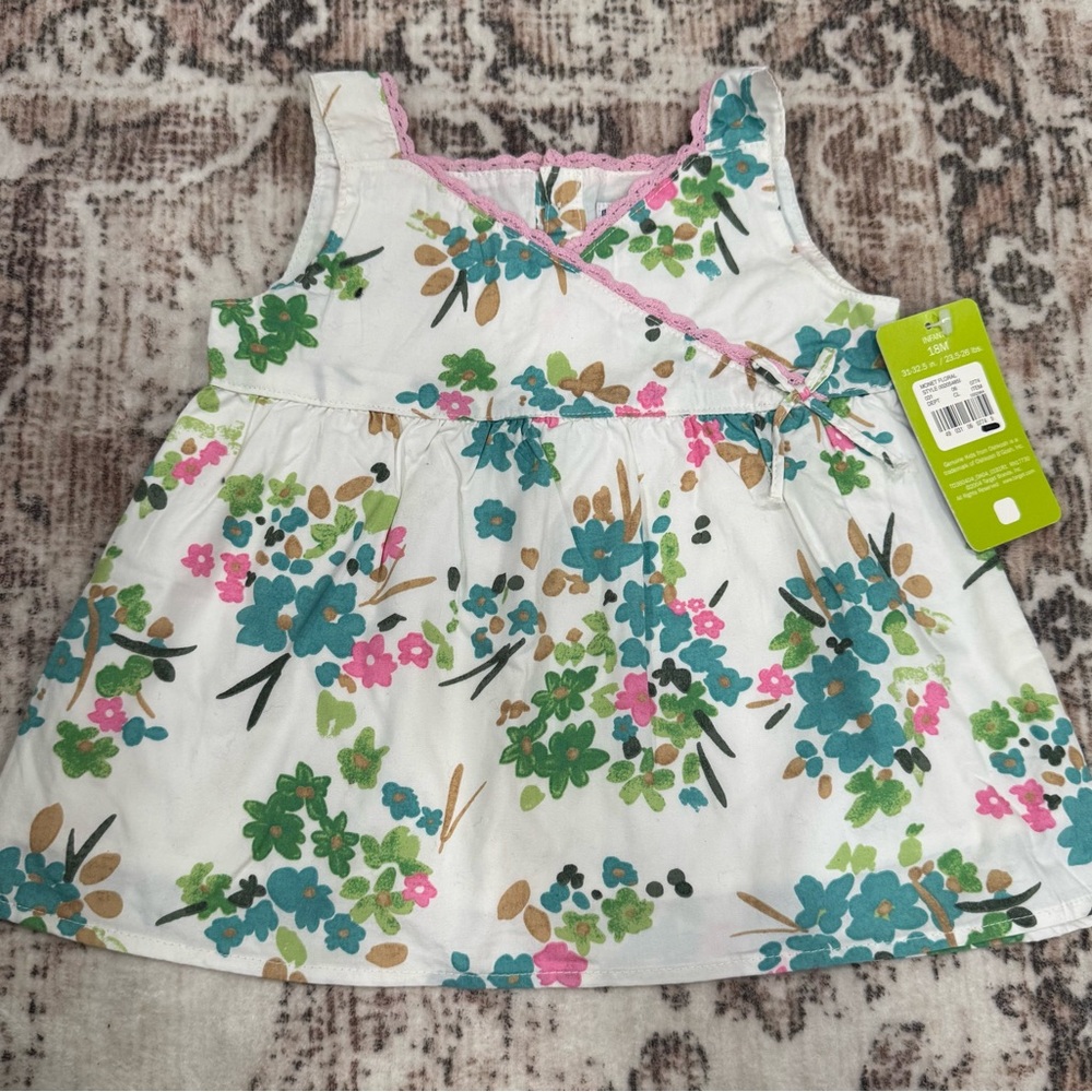 Floral Sleeveless Baby Dress